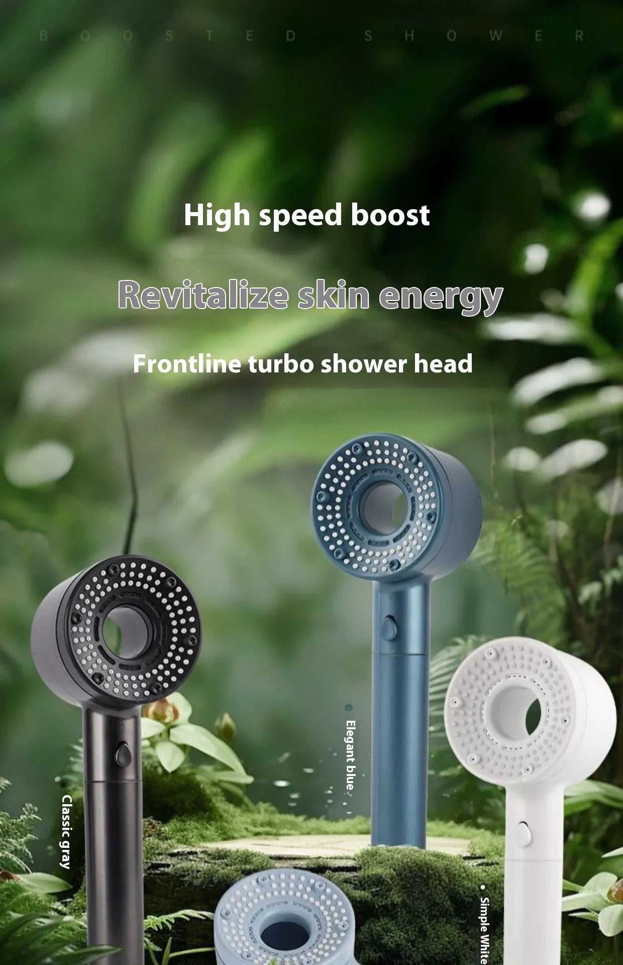 Filtered Cold Shower Head
