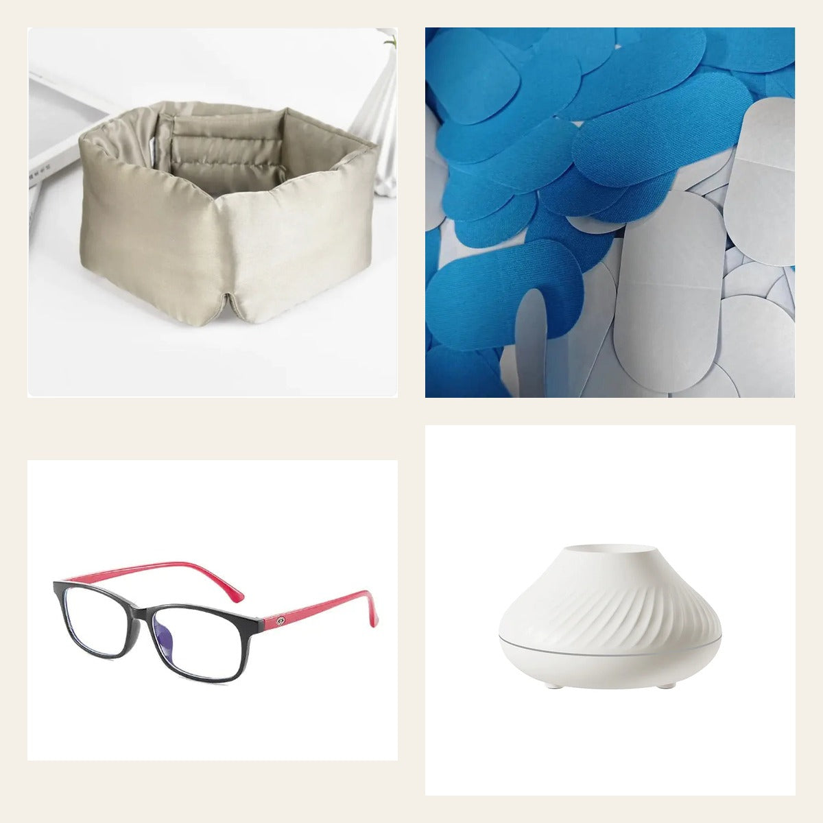 Deep Sleep Protocol Bundle — Mask + Tape + Glasses + Diffuser